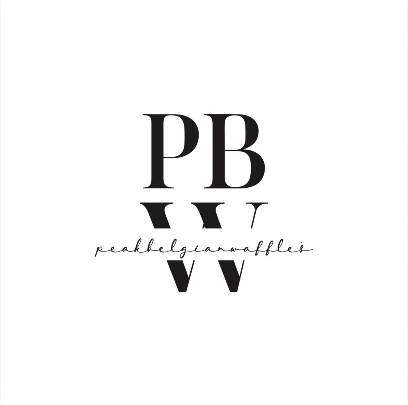 Peak Belgian Waffles logosu
